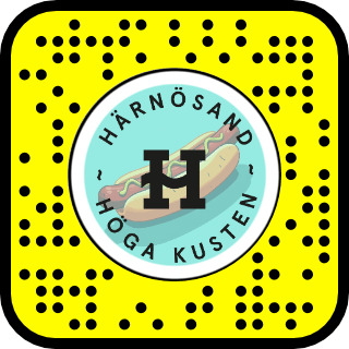 Snapcode: öppna linsen Korvkiosk i Snapchat